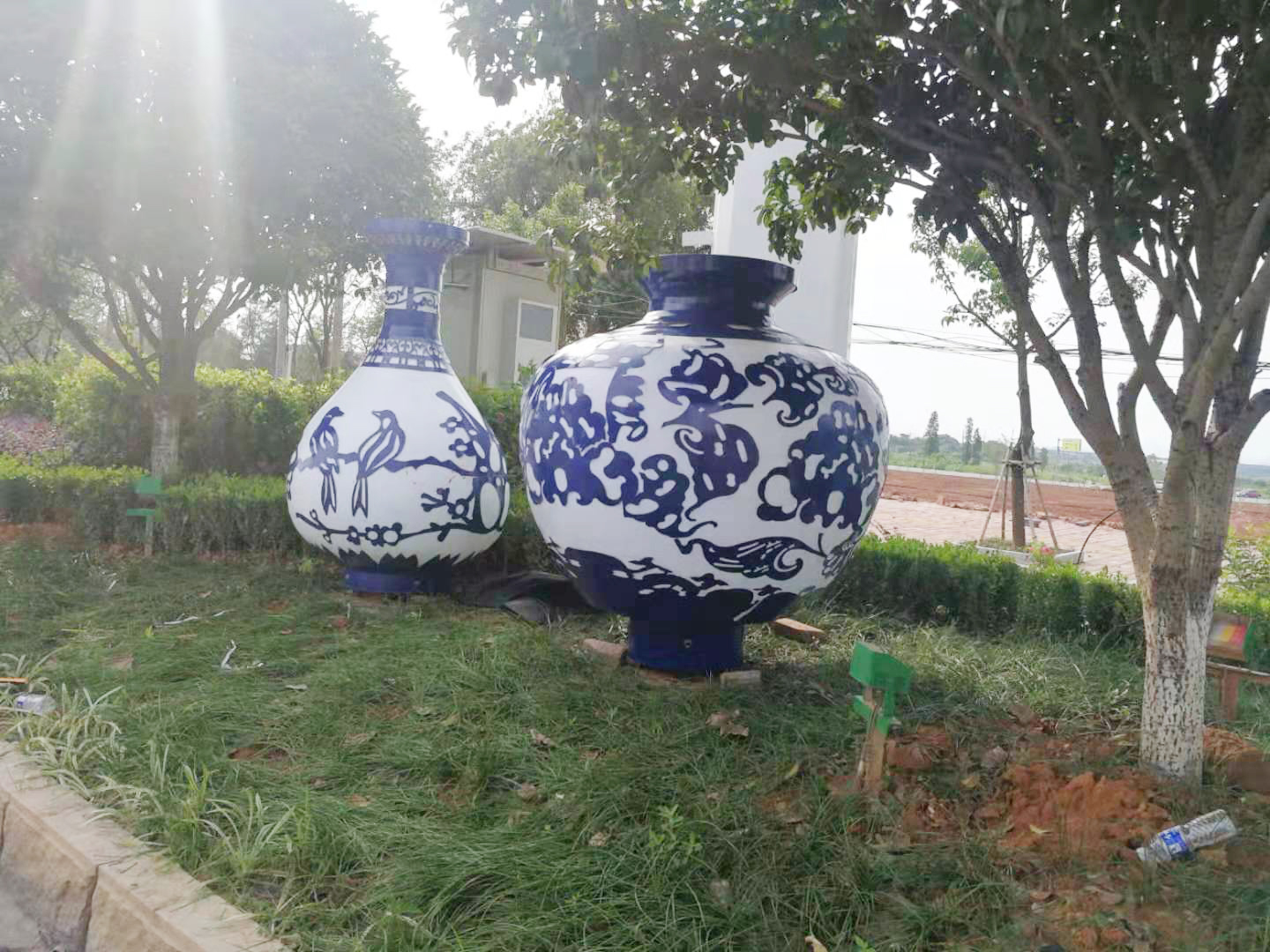 江西高安市汽車(chē)站綠化帶